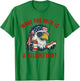 Funny 4th of July Eagle What The Heck is A Kilometer T-Shirt - T-Shirt | Irish Green