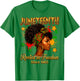 Juneteenth Rooted in Freedom Since 1865 Black Women Afro T-Shirt - T-Shirt | Irish Green