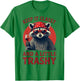 Keep It Classy and A Little Trashy - Funny Raccoon Wine T-Shirt - T-Shirt | Irish Green