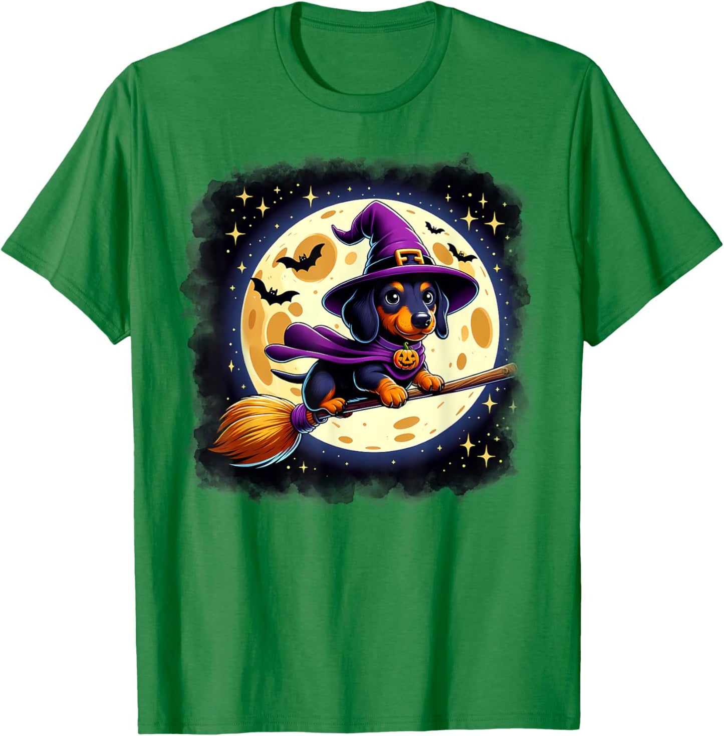 Cute Dachshund Halloween Costume Shirt Dog Lover Women Girls T-Shirt - T-Shirt | Irish Green