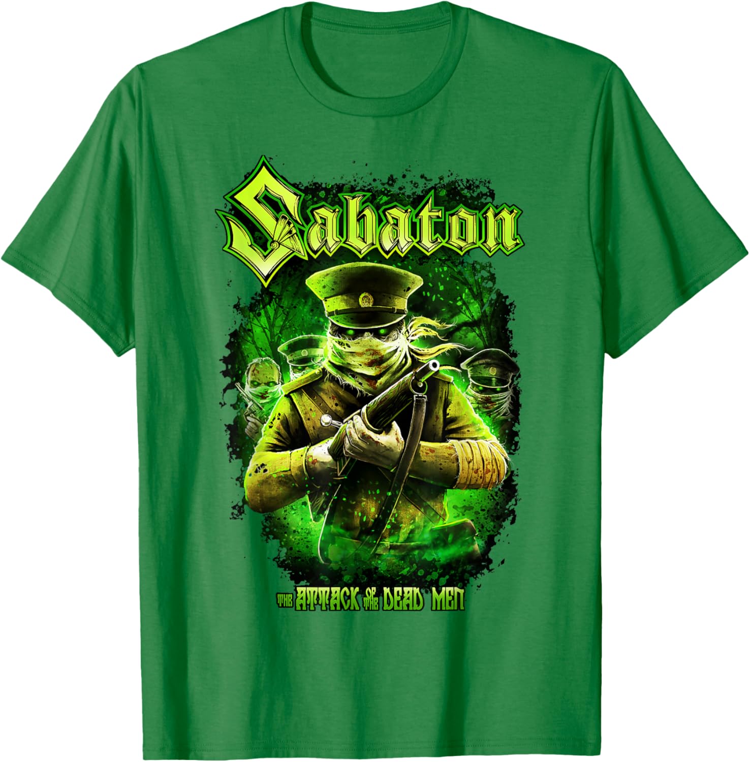 Attack of the Dead Men T-Shirt - T-Shirt | Irish Green
