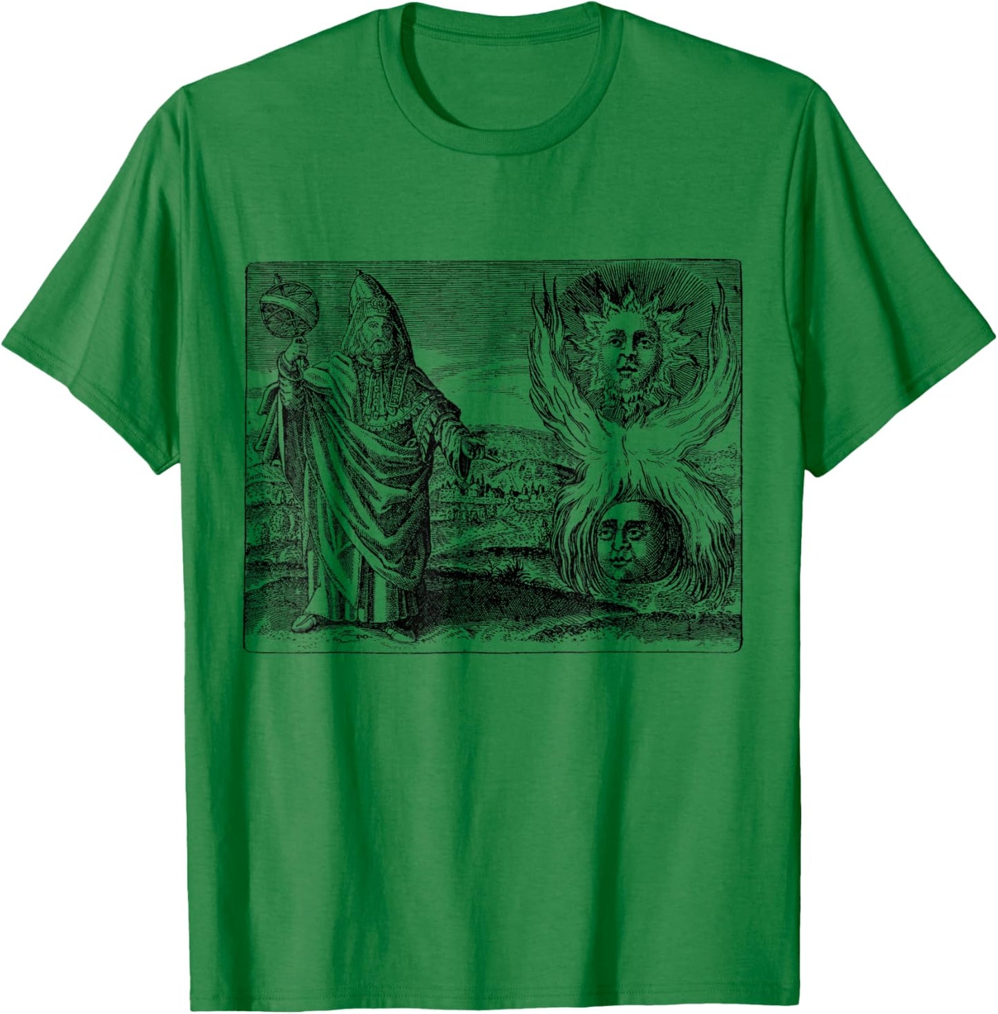 Hermeticism Trismegistus as Above so Below Hermetic T-Shirt - T-Shirt | Irish Green