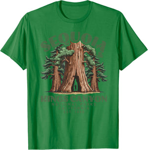 Sequoia Kings Canyon National Parks T-Shirt - T-Shirt | Irish Green