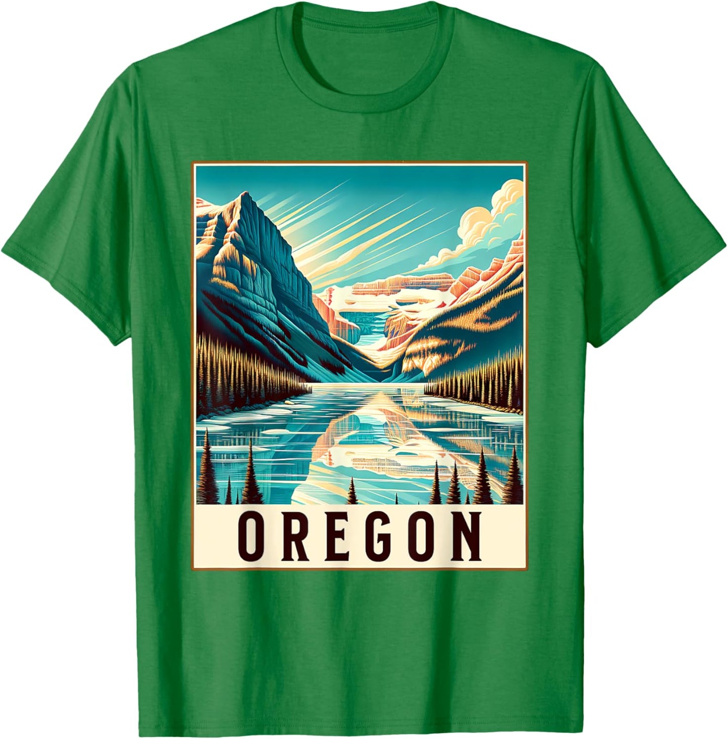 Oregon T-Shirt - T-Shirt | Irish Green