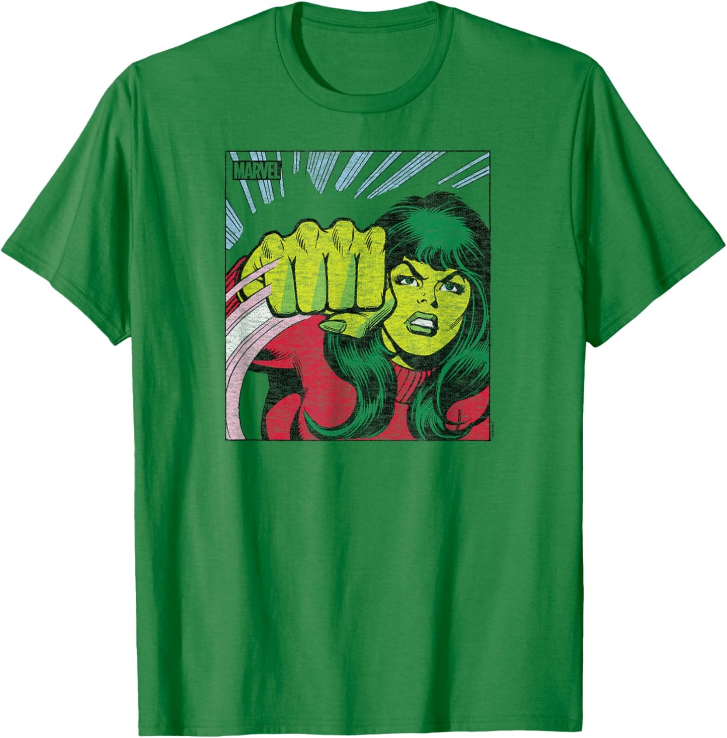 She-Hulk - Comic Panel T-Shirt - T-Shirt | Irish Green