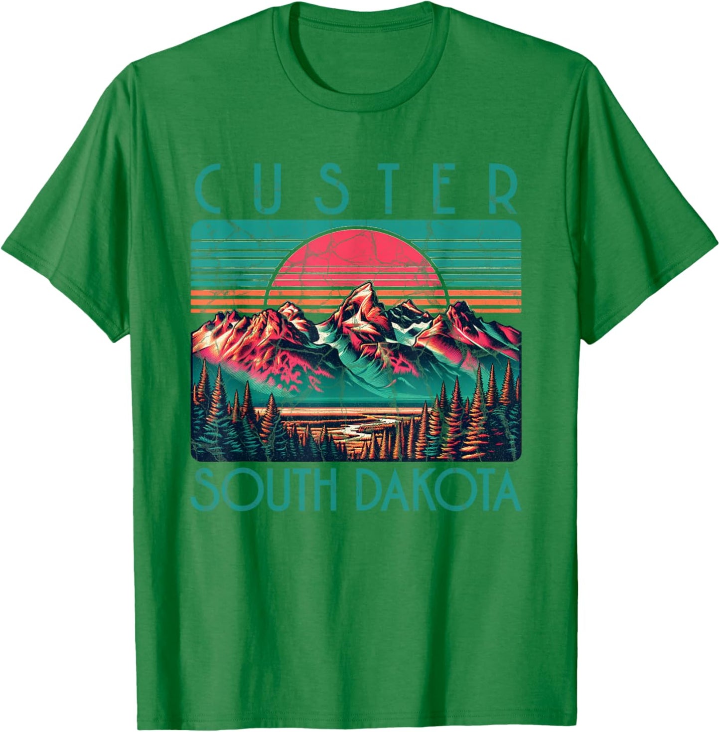 Custer State Park T-Shirt - T-Shirt | Irish Green
