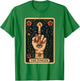 Sarcasm Sarcastic Humor Middle Finger The Finger Tarot Card T-Shirt - T-Shirt | Irish Green