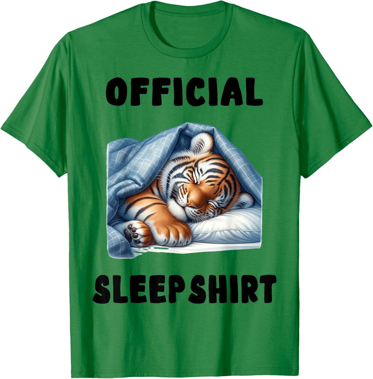 Tiger - Official Sleepshirt Pajamas Nightgown T-Shirt - T-Shirt | Irish Green