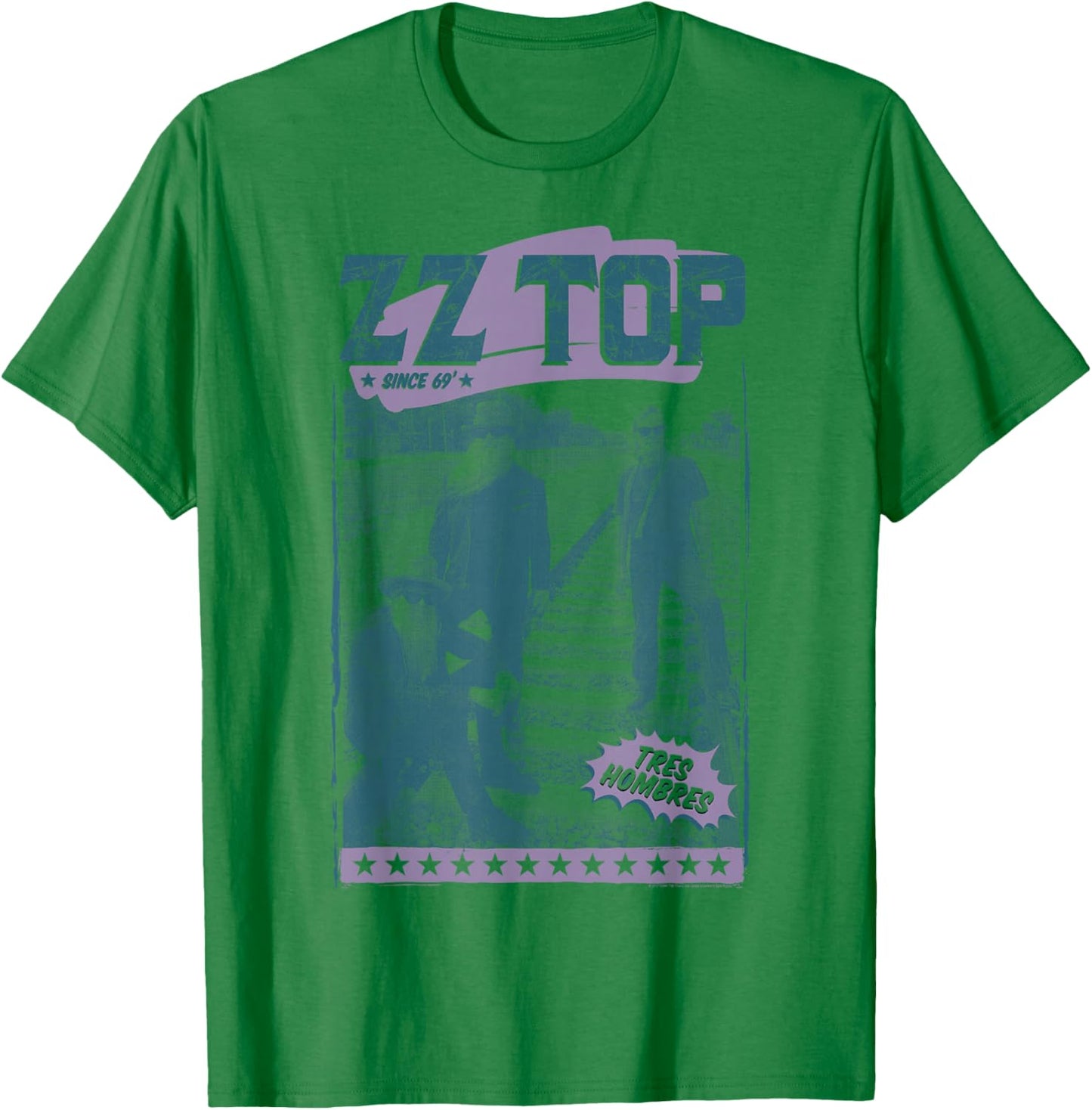 ZZ Top Tracks T-Shirt - T-Shirt | Irish Green