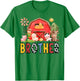 Brother Farm Cow Birthday Boy Matching Family Matching T-Shirt - T-Shirt | Irish Green