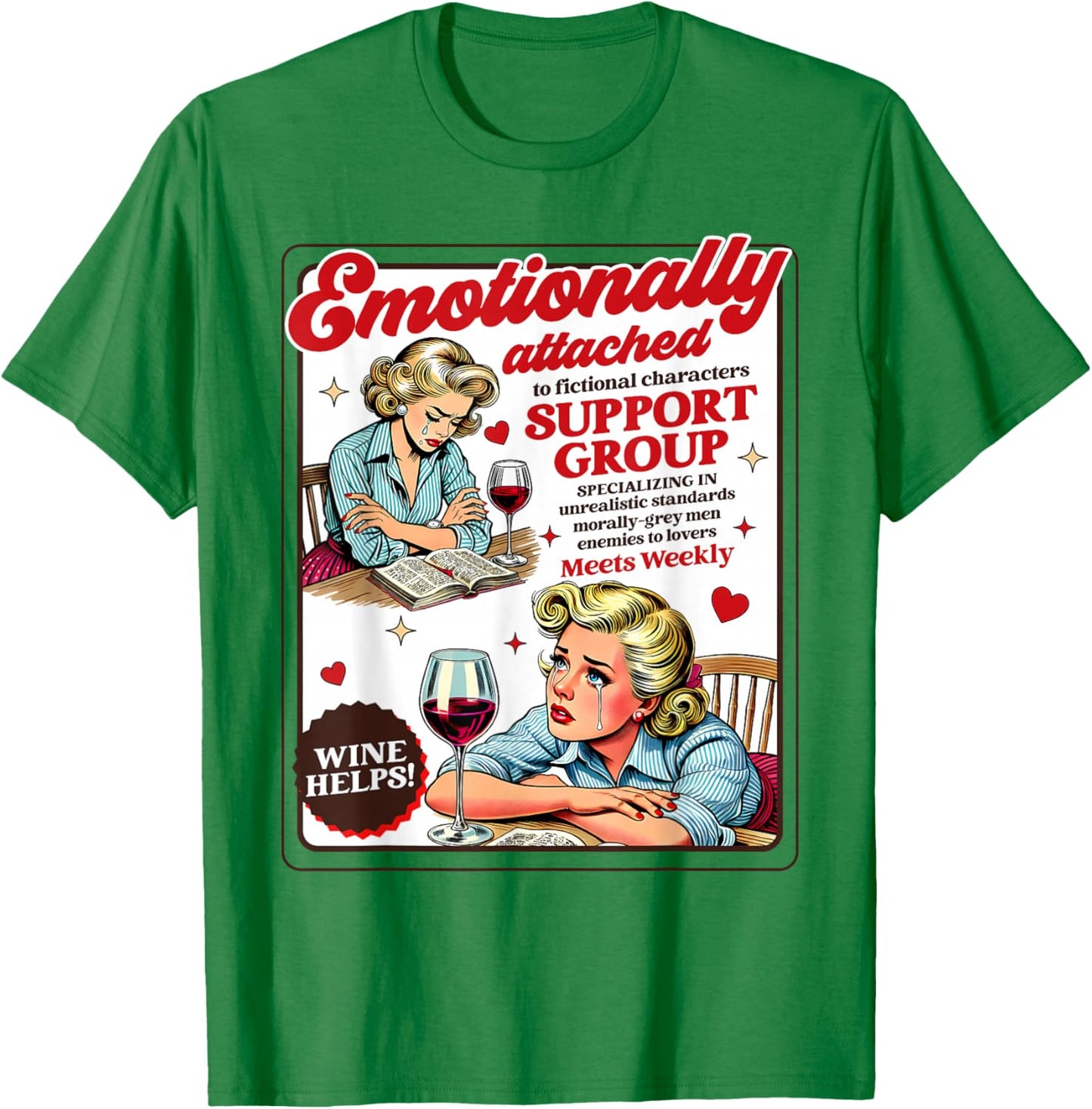 Smut Reader Spicy Romance Emotionally Attached Smut Reader T-Shirt - T-Shirt | Irish Green