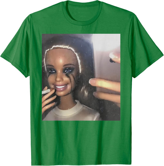 Disgusted Face Meme Doll Babe X Only Baby Love Date Fans T-Shirt - T-Shirt | Irish Green
