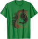 Musician Guitarist Distressed Acoustic Guitar , -Adults, Blue, Small, Short Sleeve T-Shirt - T-Shirt | Irish Green