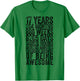 Chemise Humoristique pour 17e Anniversaire Old Meter Funny 17 Ans Cadeaux T-Shirt - T-Shirt | Irish Green