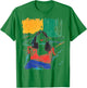 Colorful Abstract Graffiti Pop Art Women's Fashion Graphic T-Shirt - T-Shirt | Irish Green