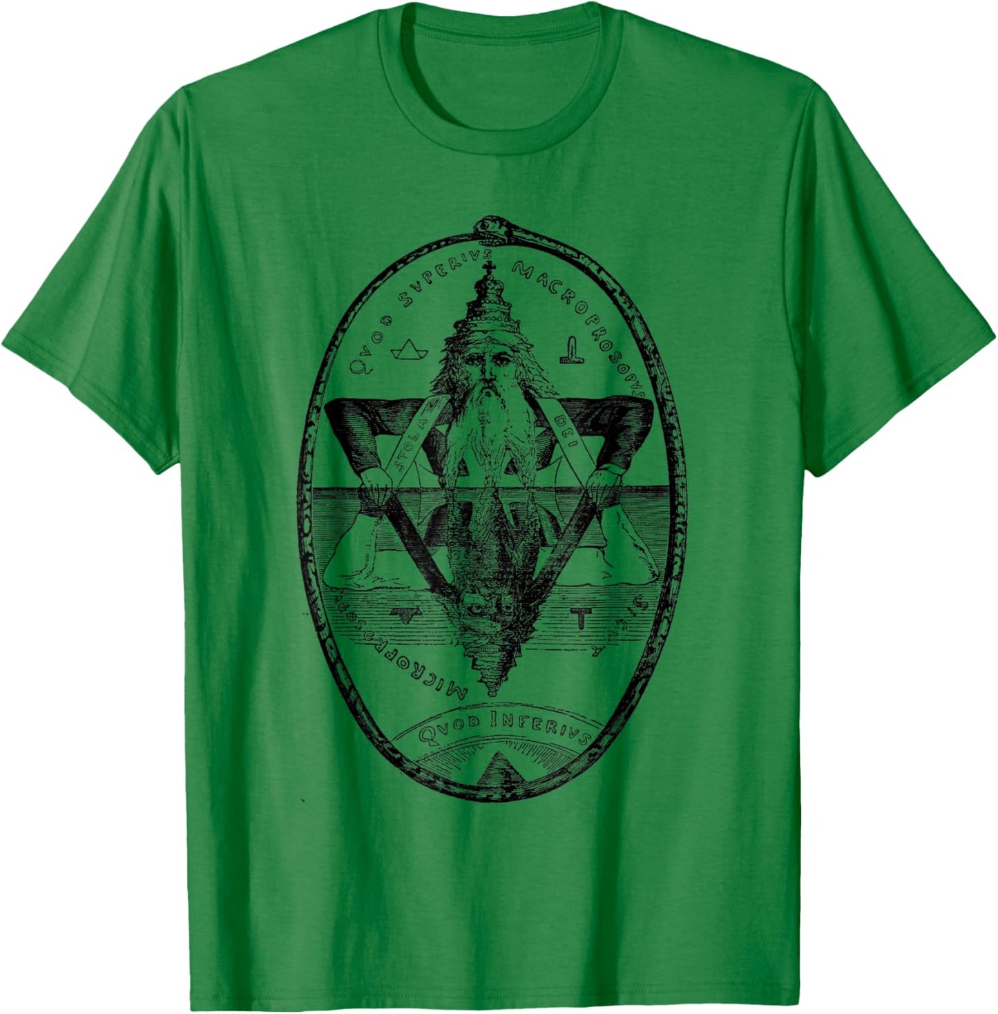 Hermeticism Trismegistus as Above so Below Hermetic T-Shirt - T-Shirt | Irish Green