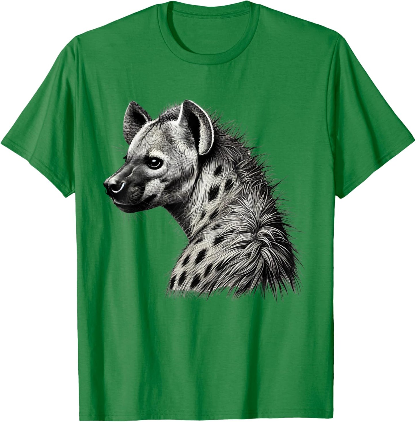 Spotted Hyena Wildlife Design for Hyena Fans T-Shirt - T-Shirt | Irish Green