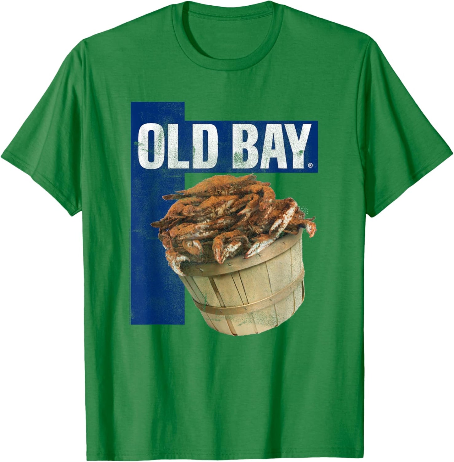 Old Bay Crab Seasoning Distressed T-Shirt - T-Shirt | Irish Green