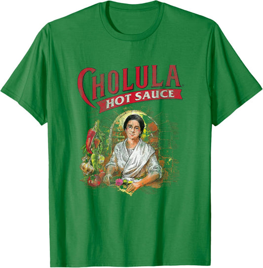 Cholula Mother Of Spices Hot Sauce T-Shirt - T-Shirt | Irish Green