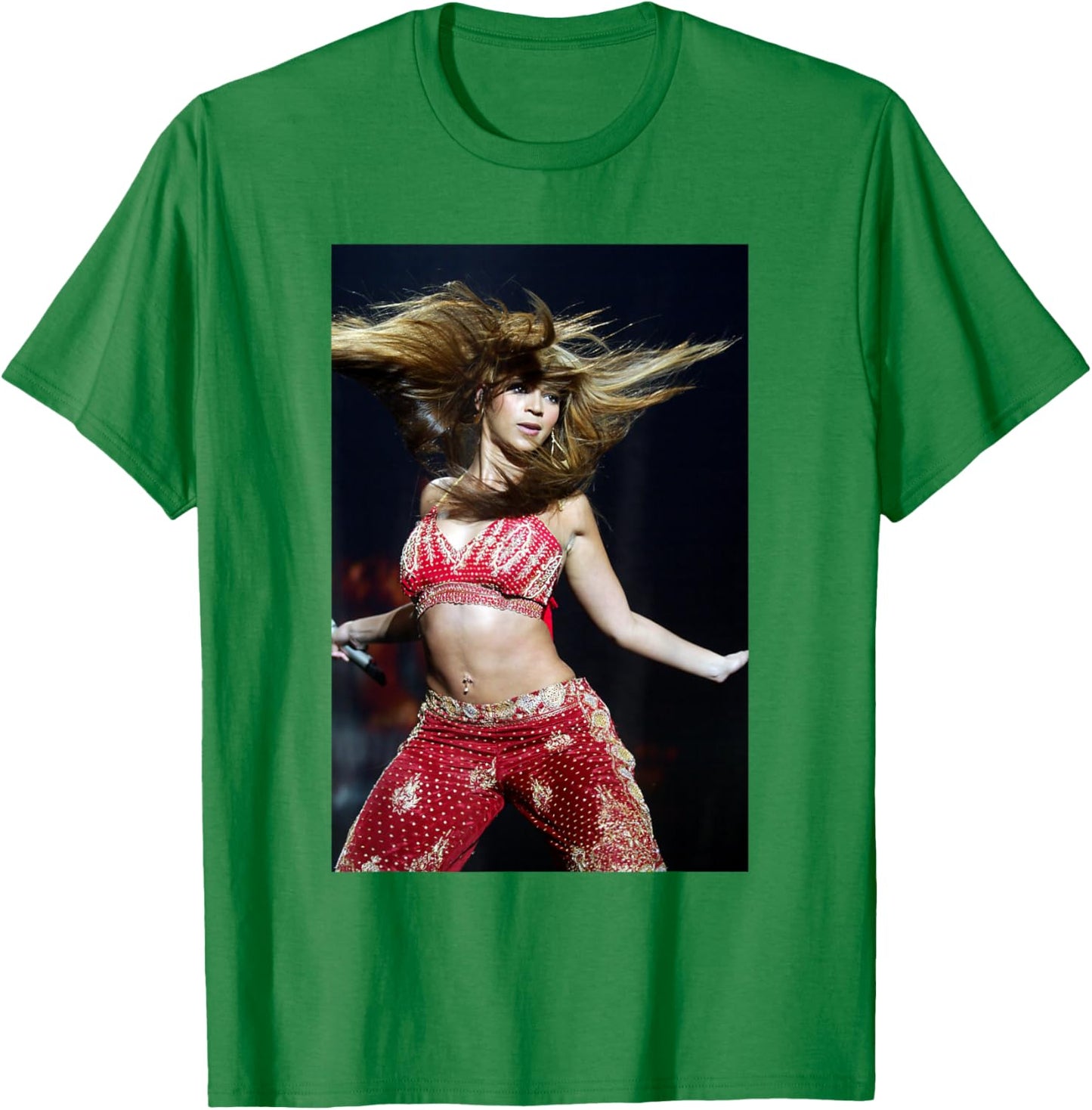 Beyonce Knowles Dangerously in Love Tour Solo 2003 T-Shirt - T-Shirt | Irish Green