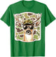 Camo Deer Head Buck Hunting Camouflage Hunter Boys Men Gift T-Shirt - T-Shirt | Irish Green