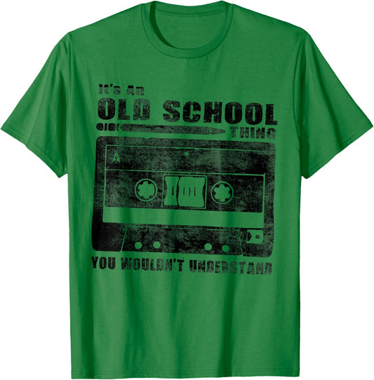 It's An Old School Thing You Wouldn't Understand Retro T-Shirt - T-Shirt | Irish Green