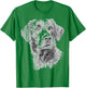 Chesapeake Bay Retriever Dog Motif Pet Artwork T-Shirt - T-Shirt | Irish Green