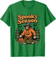 Spooky Season Halloween Bigfoot Sasquatch Fall Pumpkin T-Shirt - T-Shirt | Irish Green