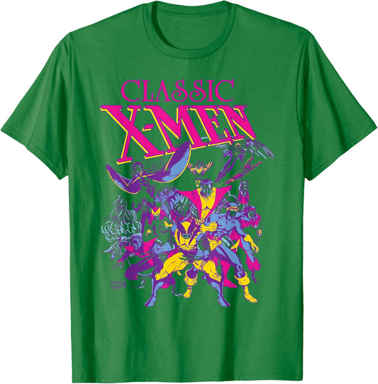 X-Men - Comic Cover T-Shirt - T-Shirt | Irish Green