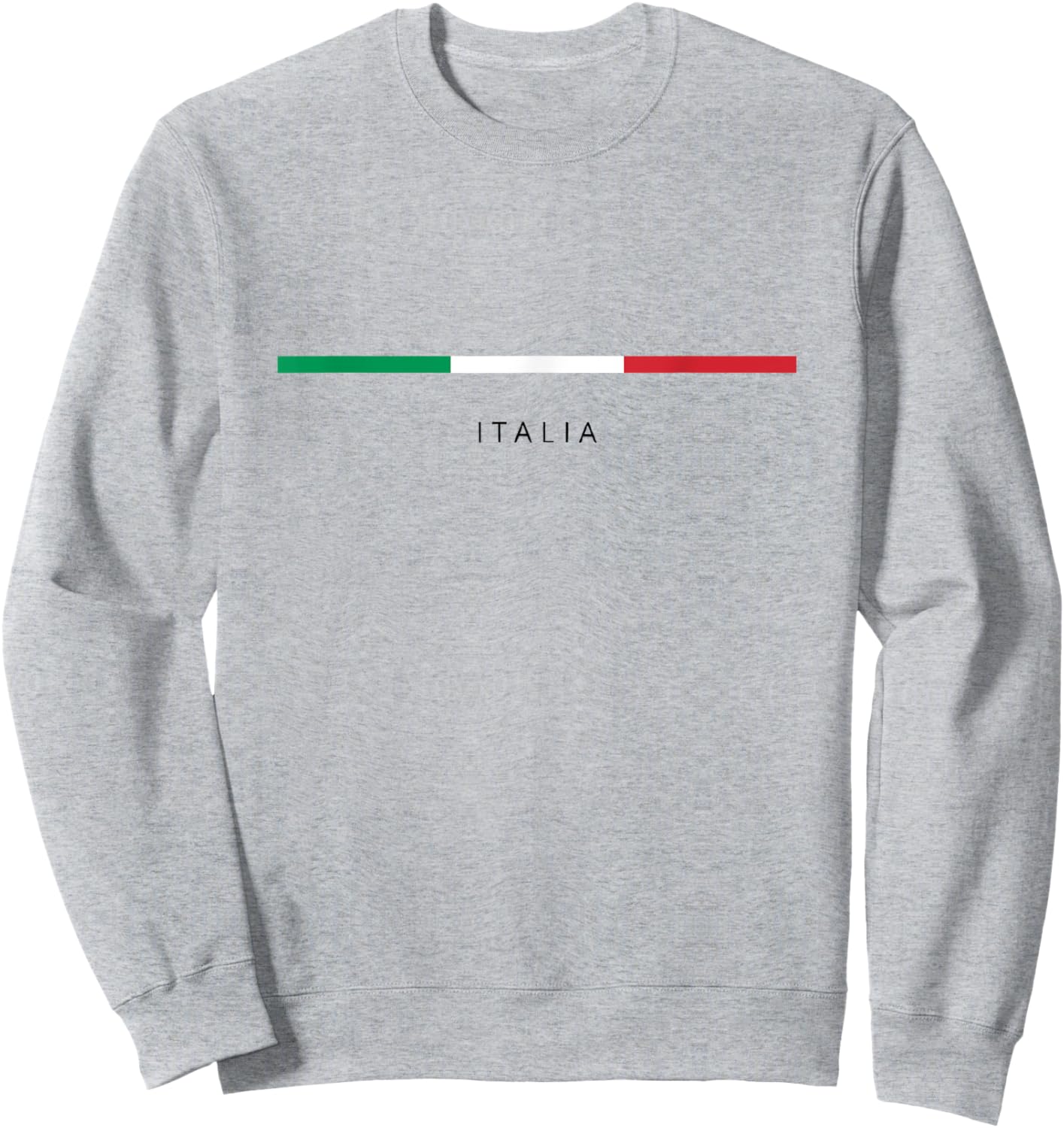 Italy Printed Sweatshirt - Sweatshirt | Ash