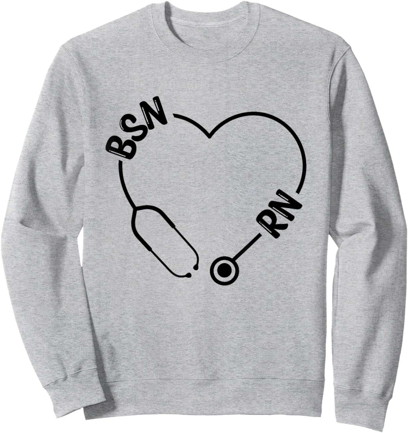 BSN RN Nurse Graduation Nursing Essentials BSN Nurses Sweatshirt - Sweatshirt | Ash