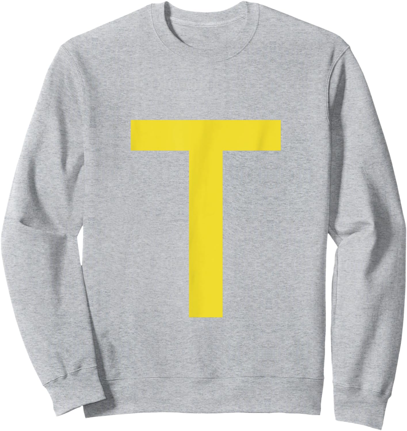 Letter T Funny Chipmunk Group Matching Halloween Costume Sweatshirt - Sweatshirt | Ash