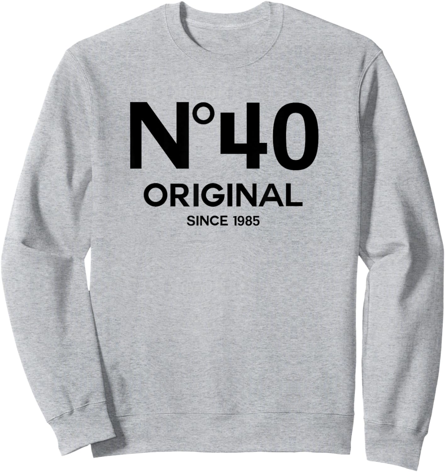 No 40 Original 40th Birthday Born in 1985 Fiftieth Retro Sweatshirt - Sweatshirt | Ash