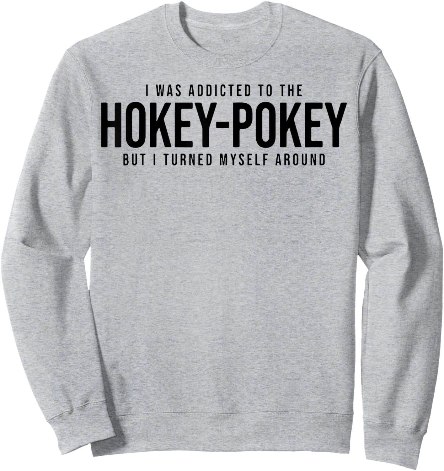 I Was Addicted To The Hokey Pokey But I Turned Myself Around Sweatshirt - Sweatshirt | Ash