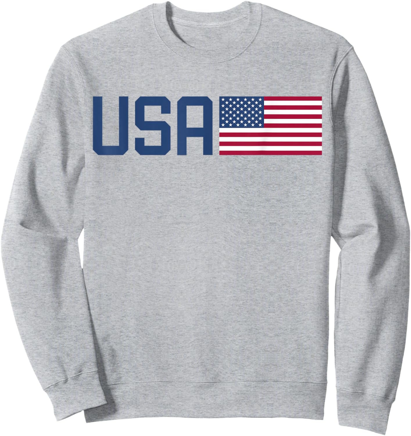 USA Shirt Women Men Kids American Flag 4th of July Patriotic Sweatshirt - Sweatshirt | Ash