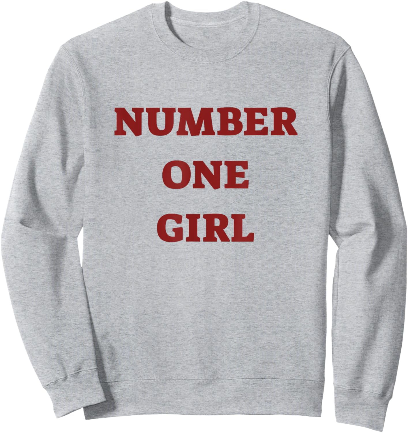 Number One Girl Sweatshirt - Sweatshirt | Ash