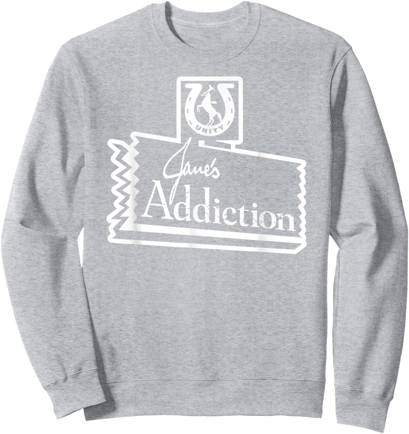 Jane’s Addiction – Horse Logo In Baby Blue Sweatshirt - Sweatshirt | Ash