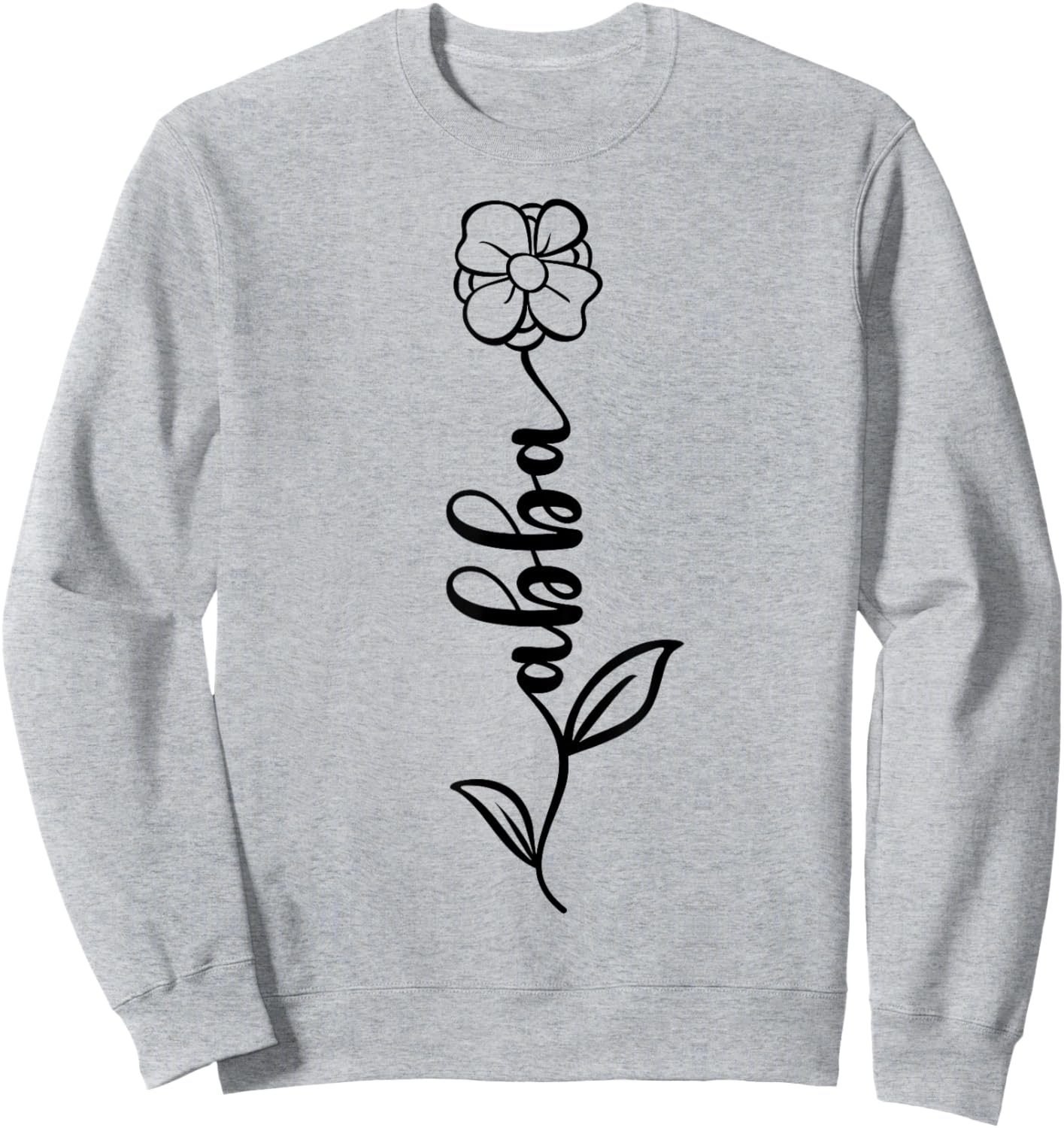Abba Name Women Men Kids Abba Birthday Shirt Gift Abba Name Sweatshirt - Sweatshirt | Ash
