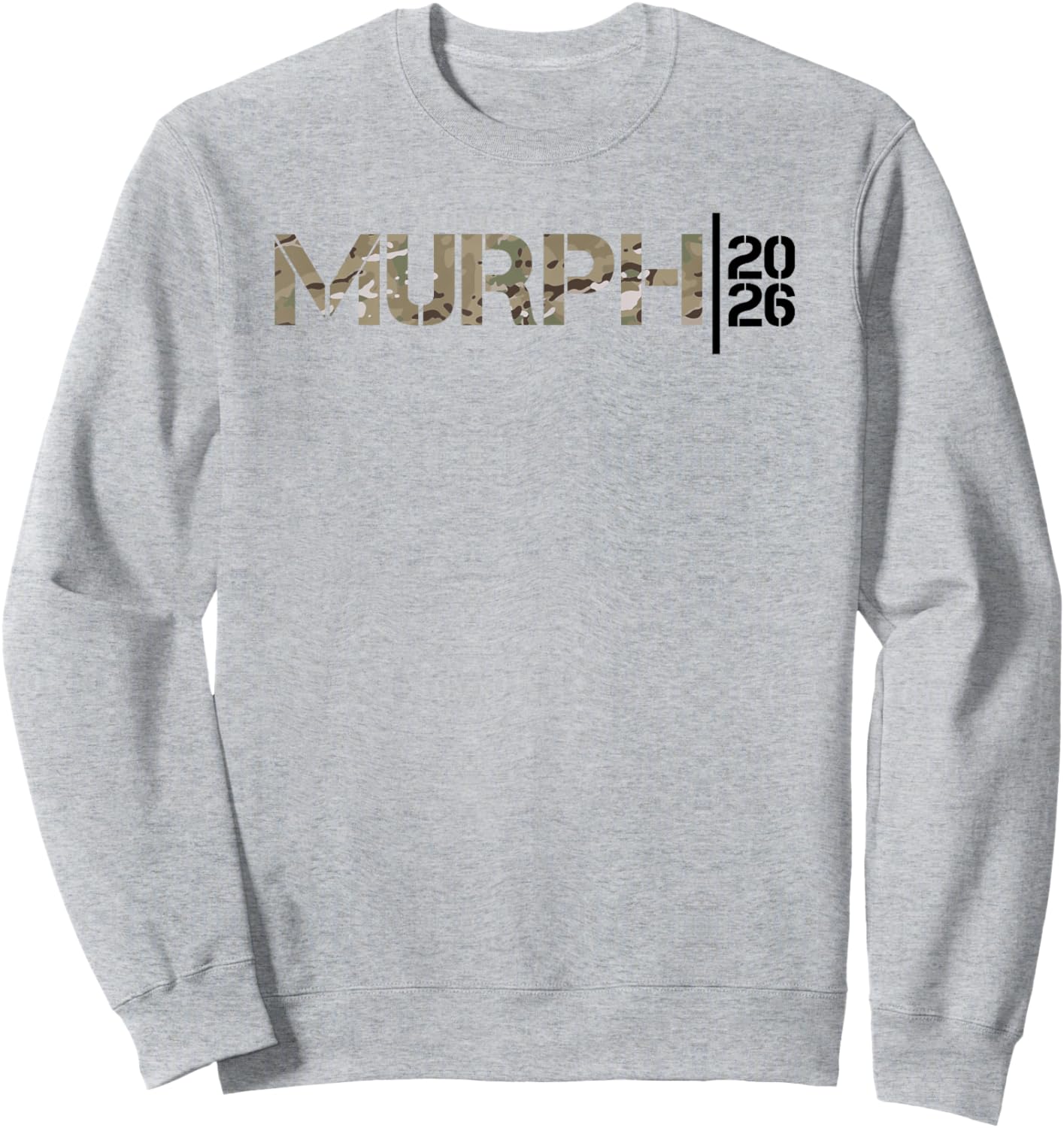 Murph 2026 Camo Sweatshirt - Sweatshirt | Ash