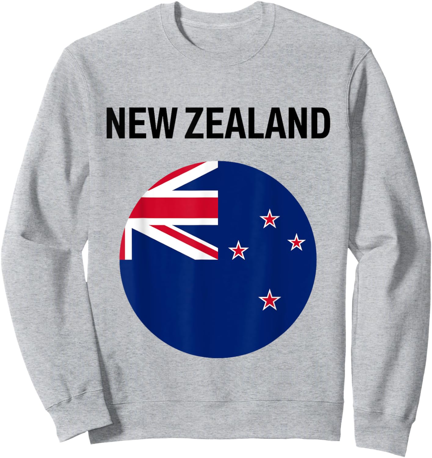 New Zealand Flag Modern Sweatshirt - Sweatshirt | Ash