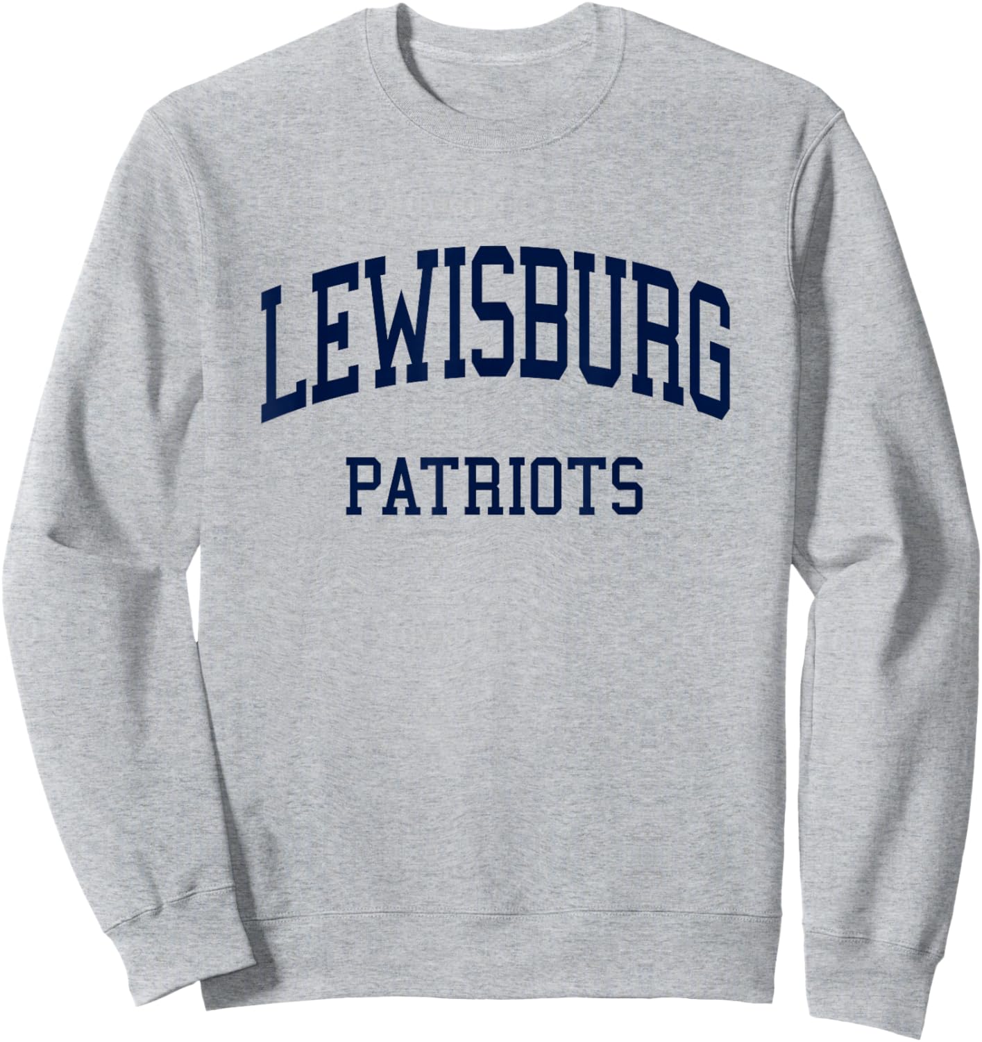 Lewisburg High School HS Olive Branch MS Retro Sweatshirt - Sweatshirt | Ash