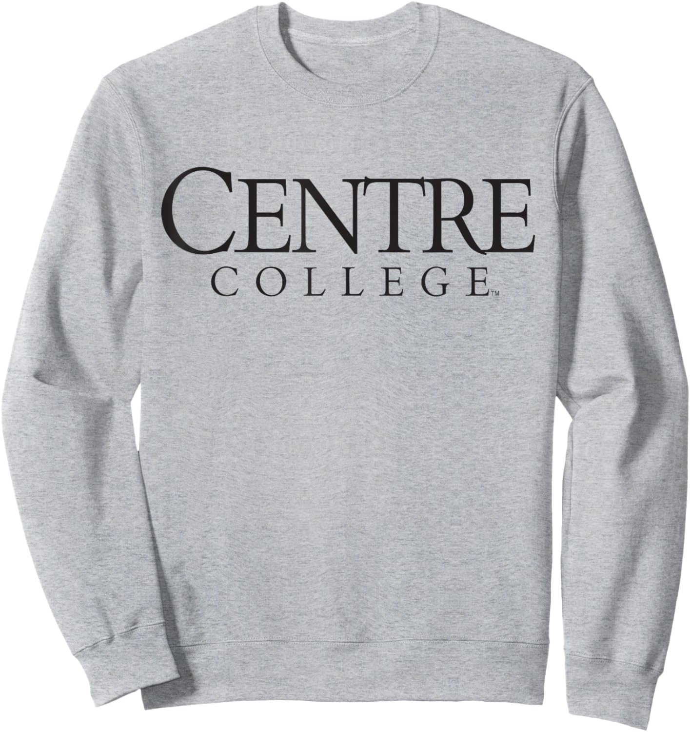 Centre College Colonels Text Logo Sweatshirt - Sweatshirt | Ash