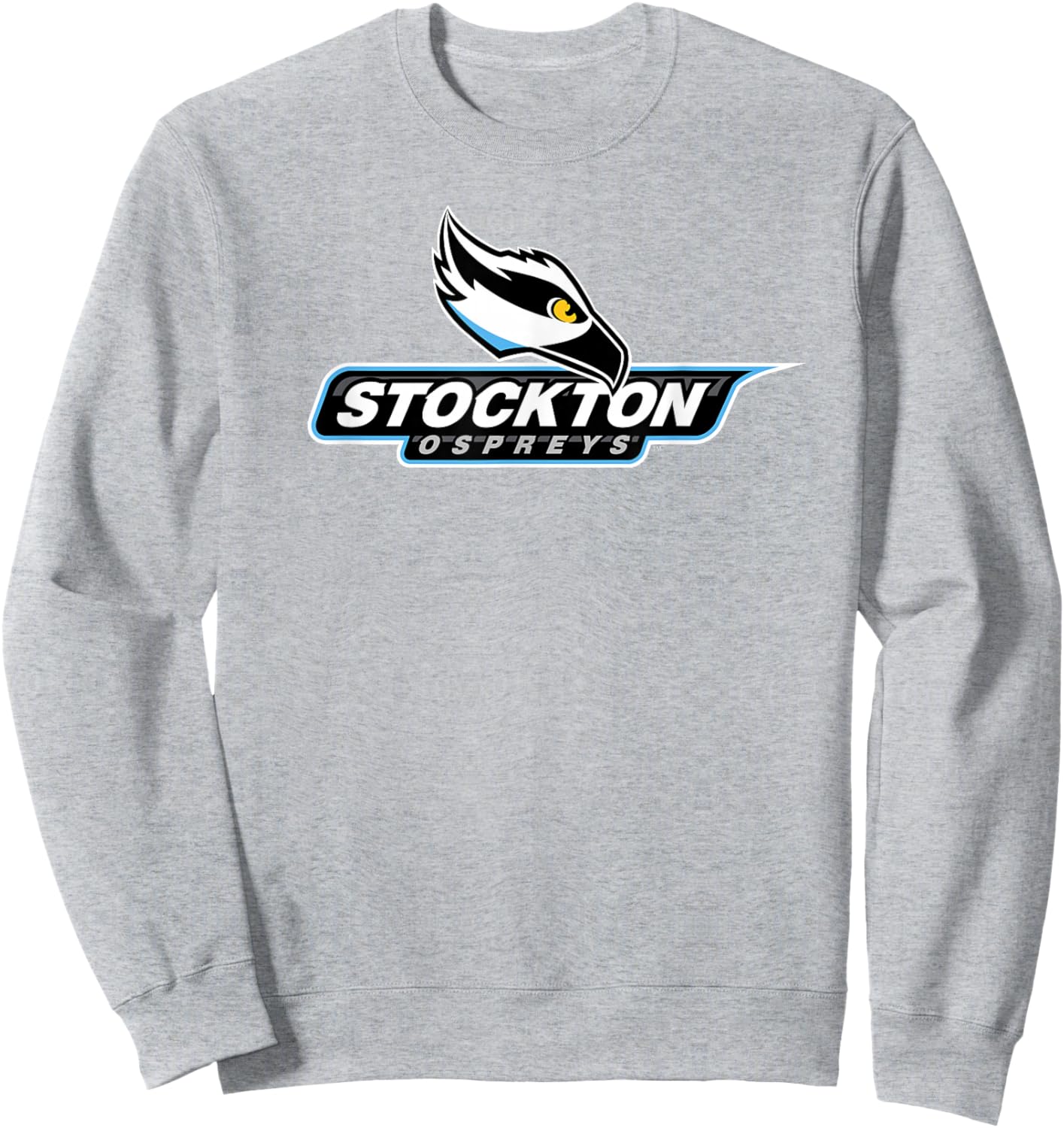 Stockton University Ospreys Logo Sweatshirt - Sweatshirt | Ash