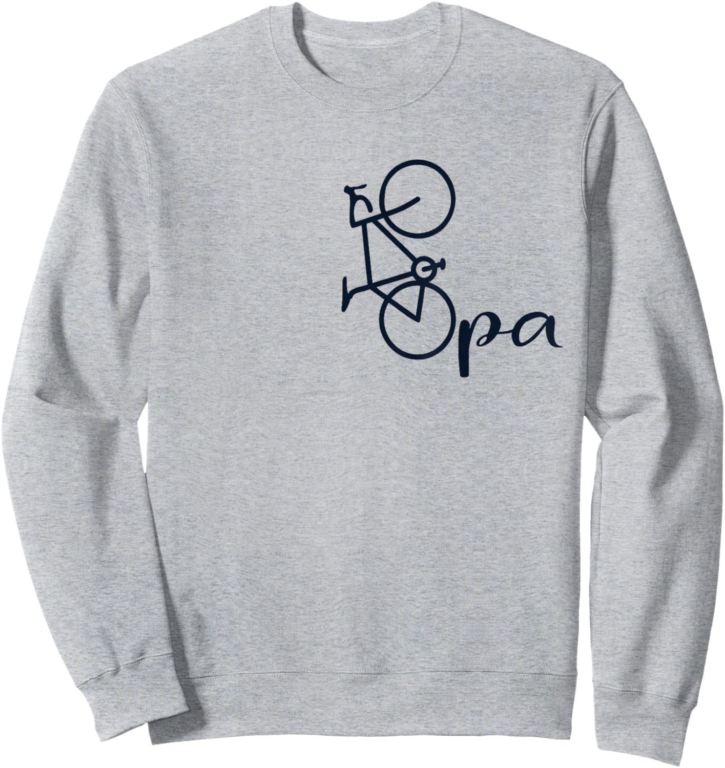 Großpapa Fahrrad Fahren - Radeln Radsportler Opa Sweatshirt - Sweatshirt | Ash