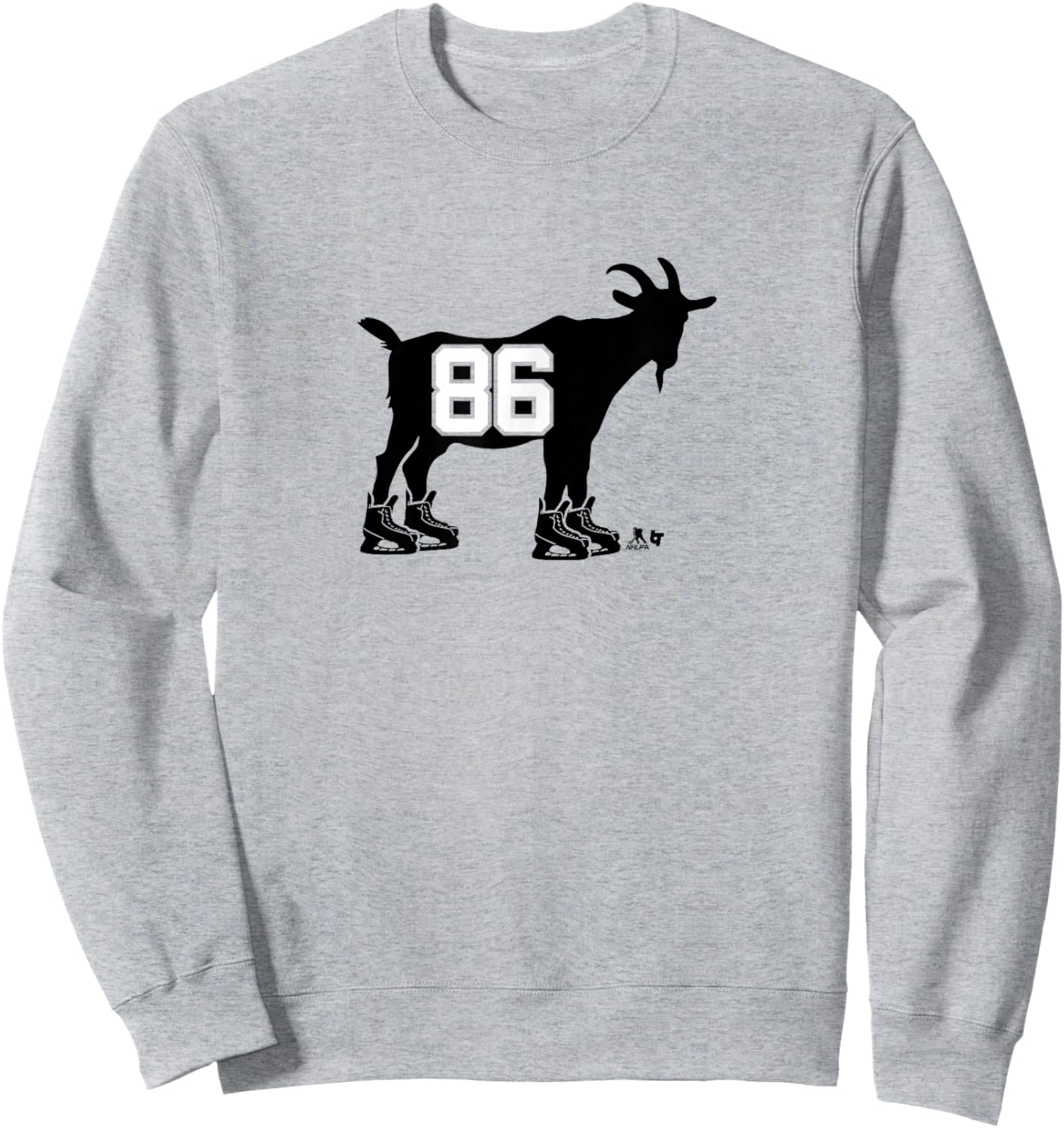 Jack Hughes - Goat 86 - New Jersey Hockey Sweatshirt - Sweatshirt | Ash