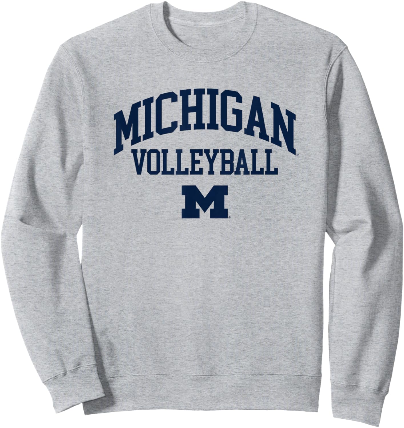 University of Michigan Wolverines Volleyball Sweatshirt - Sweatshirt | Ash