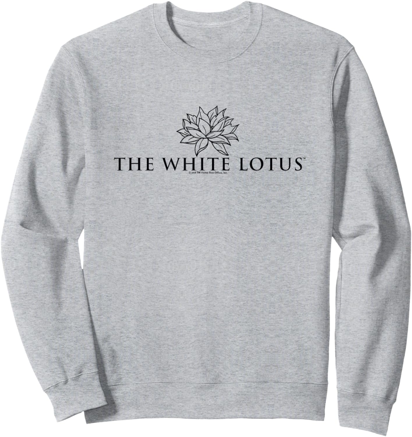 The White Lotus HBO Original Series Logo Lights Sweatshirt - Sweatshirt | Ash