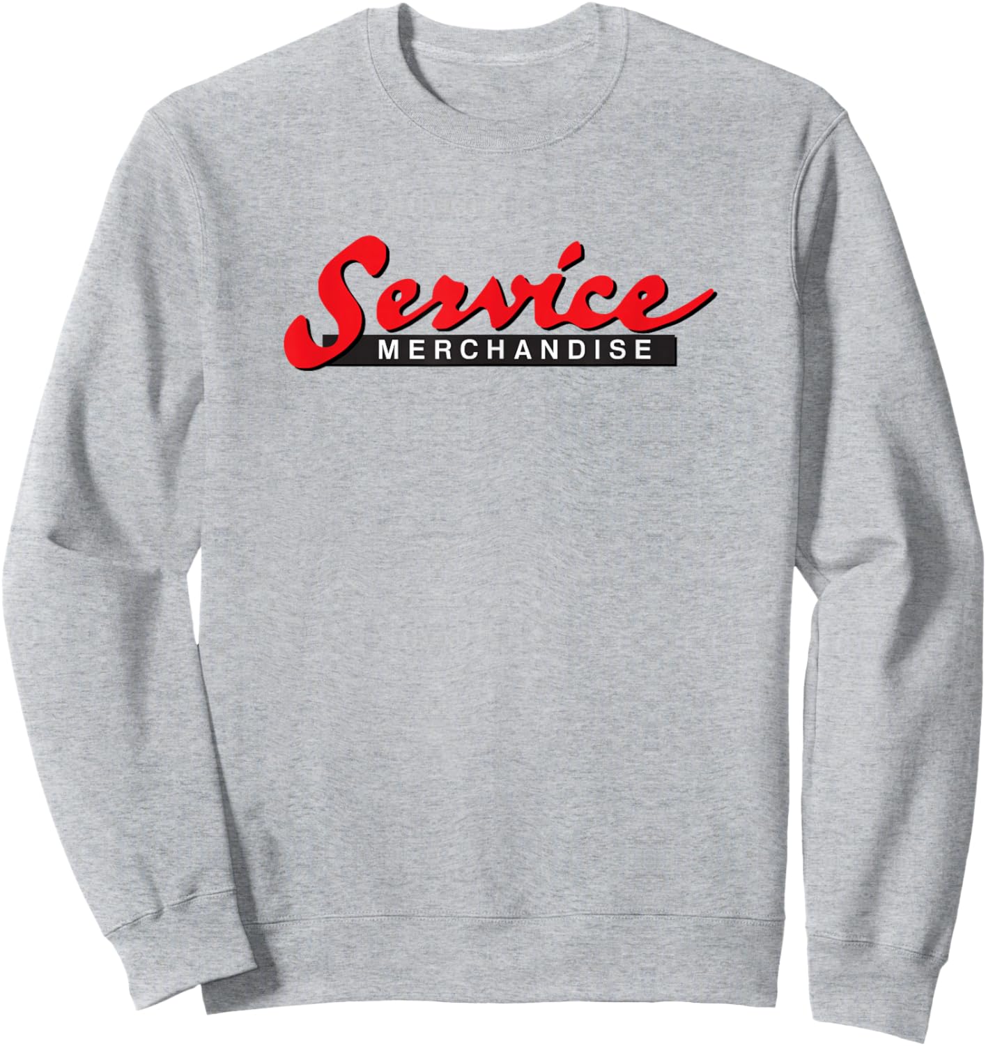 Service Merchandise Classic 1980s Retro Graphic Sweatshirt - Sweatshirt | Ash