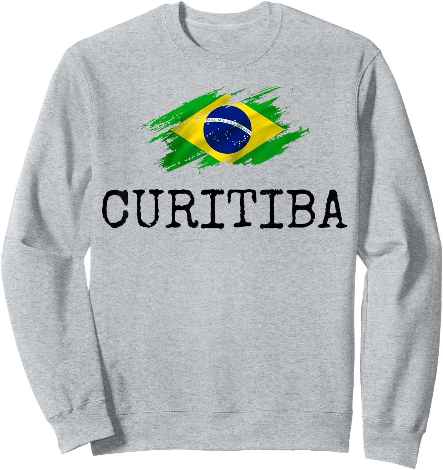 Curitiba Brazil Country City Brazilian Fun Women Men Manaus Sweatshirt - Sweatshirt | Ash