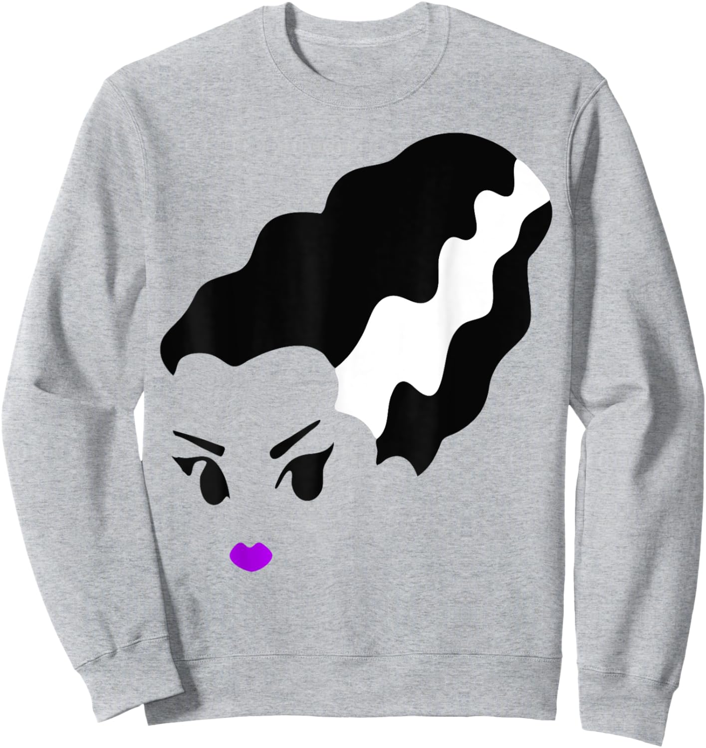 Bride of Frankenstein Monster Halloween Costume Sweatshirt - Sweatshirt | Ash